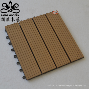 Deep Grey 146*25 Wooden Grain Surface Deep Embossing Anti-Rotten WPC Outdoor Decking Composite Decking For Outdoor Proje